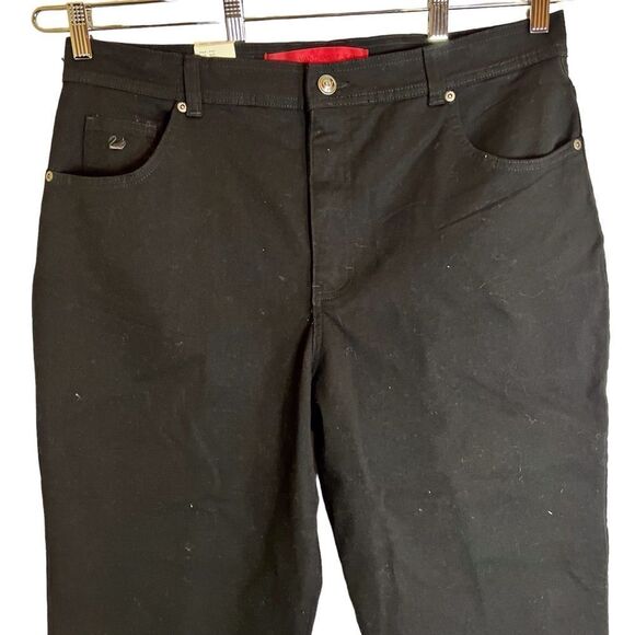 NWT Gloria Vanderbilt Black Classic Fit Tapered Leg Stretch Jean Size‎ 18 Short - Picture 2 of 12